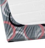 Grey Circle 360 Degree Elastic Fitted king size Bedsheet with Pillow cover |by Supreme Home Collective - Image 2