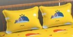 Kids Fish Character Printed Cotton Elastic Fitted King size Bedsheets with Pillow covers |by Supreme Home Collective - Image 2