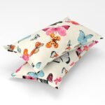 Premium Cotton 210 TC Butterfly Printed Flat Queen size Bedsheets with 2 Pillow Covers | by Supreme Home Collective - Image 2