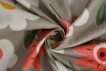 Premium Cute Floral Grey Color Printed Elastic fitted Cotton King Size Bedsheets with 2 Pillow cover |by Supreme Home collective - Image 2